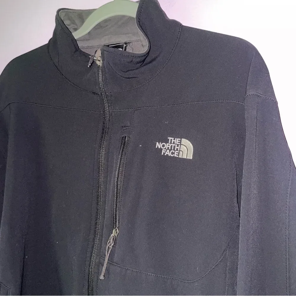 The North Face Size XL Apex Bionic Black Soft Shell Jacket Outdoor Hiking